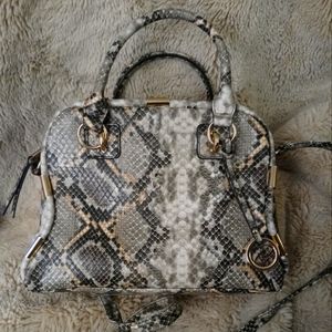 Jessica Simpson Faux Snakeskin Purse Bag